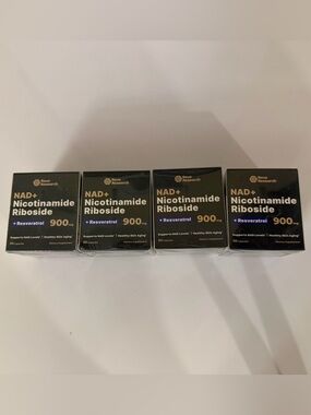 NEW - 4 Pack NAD+ Support Anti Aging Nicotinamide Riboside Reversterol